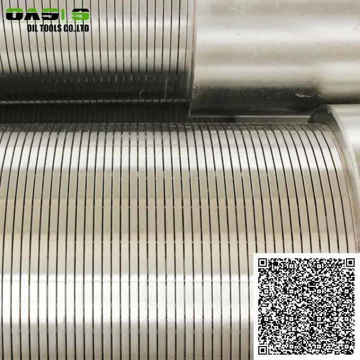 Stainless Steel 304L 316L Water Well Wire Wrapped Continuous Slot Strainer Screen