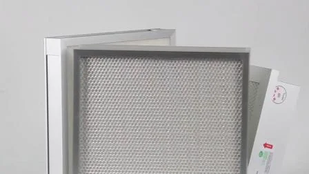 공기 정화기 기업을 위한 청정실 FFU 팬 여과기 단위 보충 소형 주름을 잡은 HEPA 여과기 H13 H14